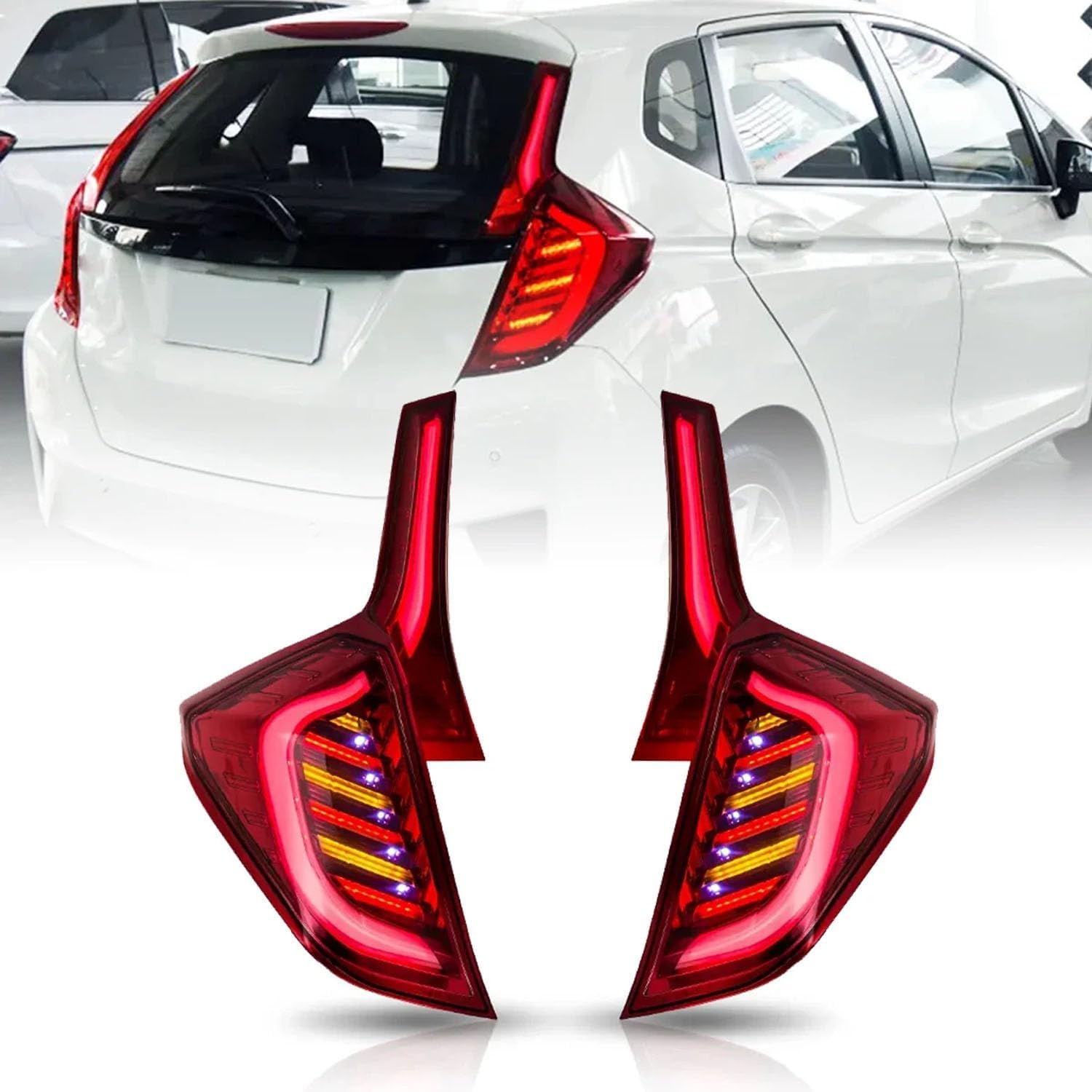 Car Rear Tail Light For Honda Fit Jazz 2014 2015 2016 2017 GK5 Car Rear Tail Light For Honda Fit Jazz 2014 2015 2016 2017 GK5