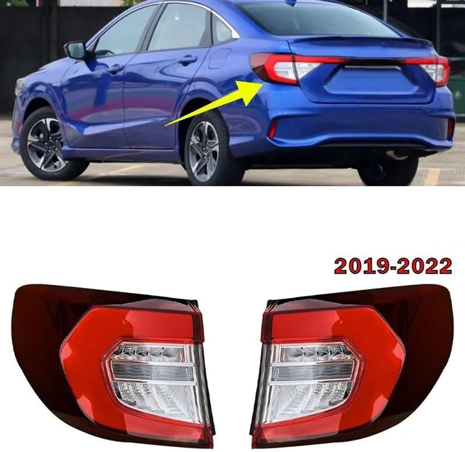 Car Rear Tail Light For Honda Envix 2019 2020 2021 2022 Car Rear Tail Light For Honda Envix 2019 2020 2021 2022