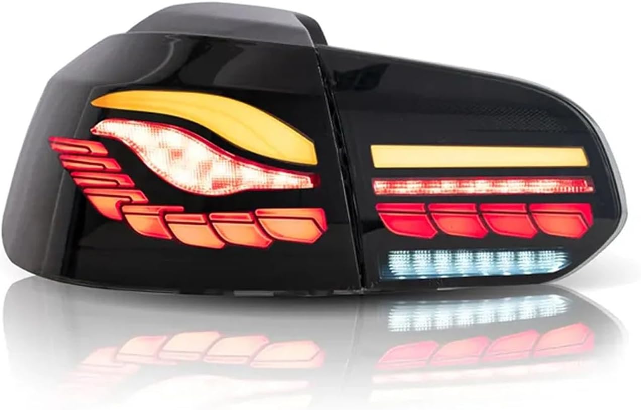 Car Rear Tail Light For VW Golf 6 Dragon Scale MK6 Golf R20 GTD 2008-2014