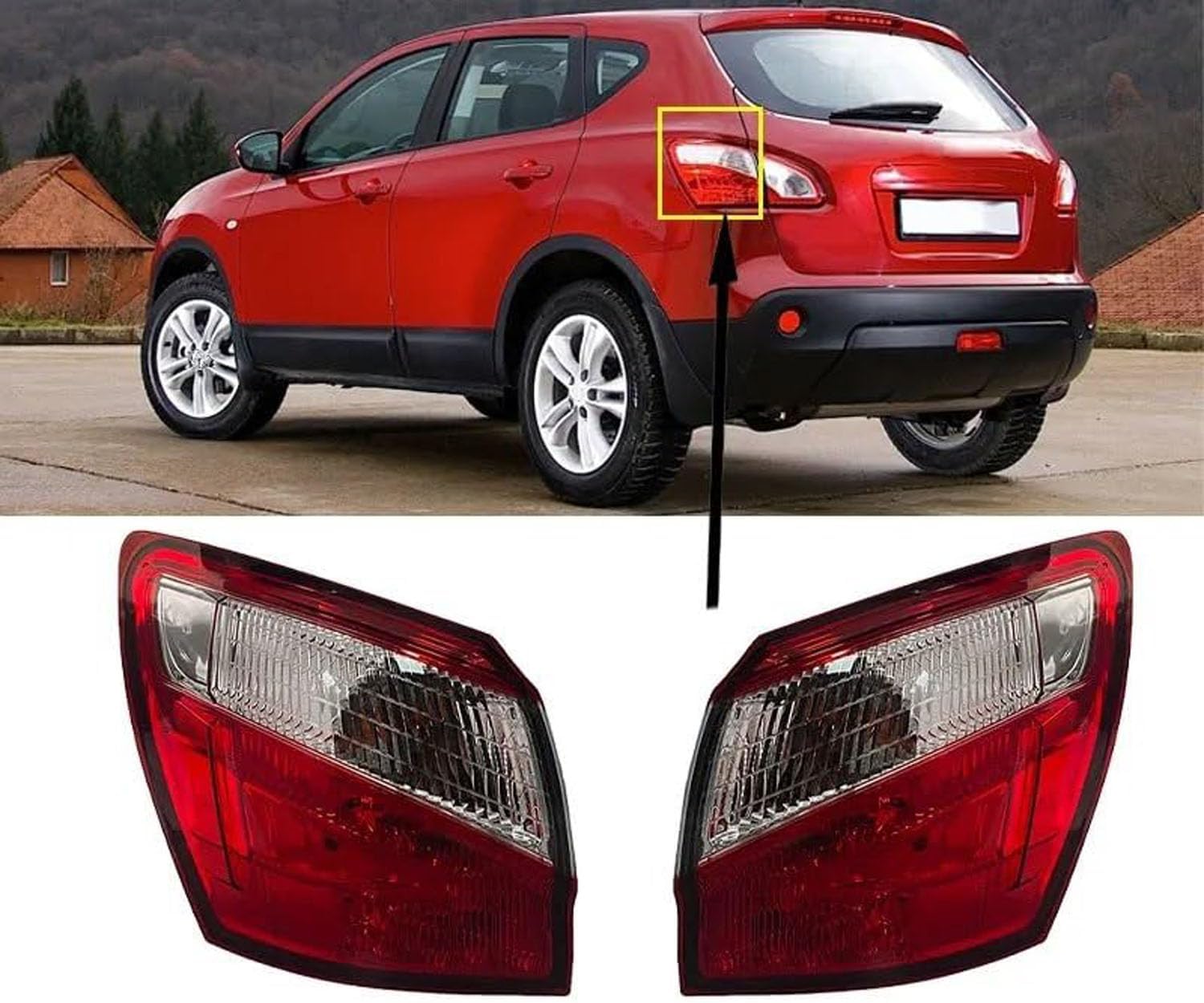 Car Rear Tail Light For Nissan Qashqai EU Version 2008 2009 2010 2011 2012 2013 Car Rear Tail Light For Nissan Qashqai EU Version 2008 2009 2010 2011 2012 2013