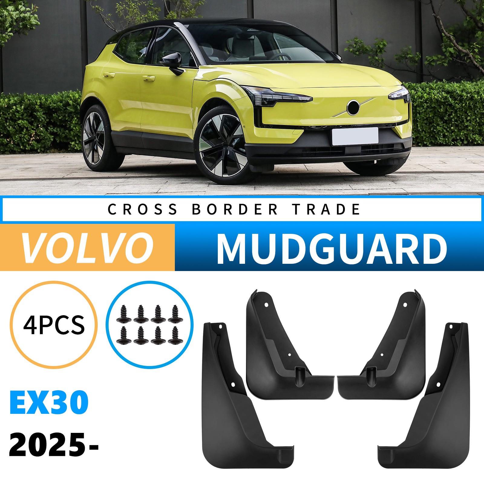 Mudguards for Volvo EX30 2025 Mudguards for Volvo EX30 2025