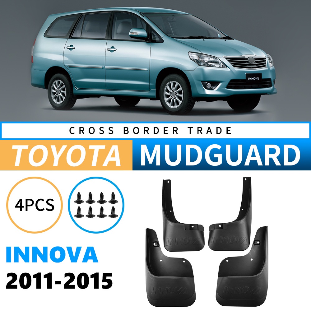 Mudguards for Toyota Innova 2011-2015 Mudguards for Toyota Innova 2011-2015
