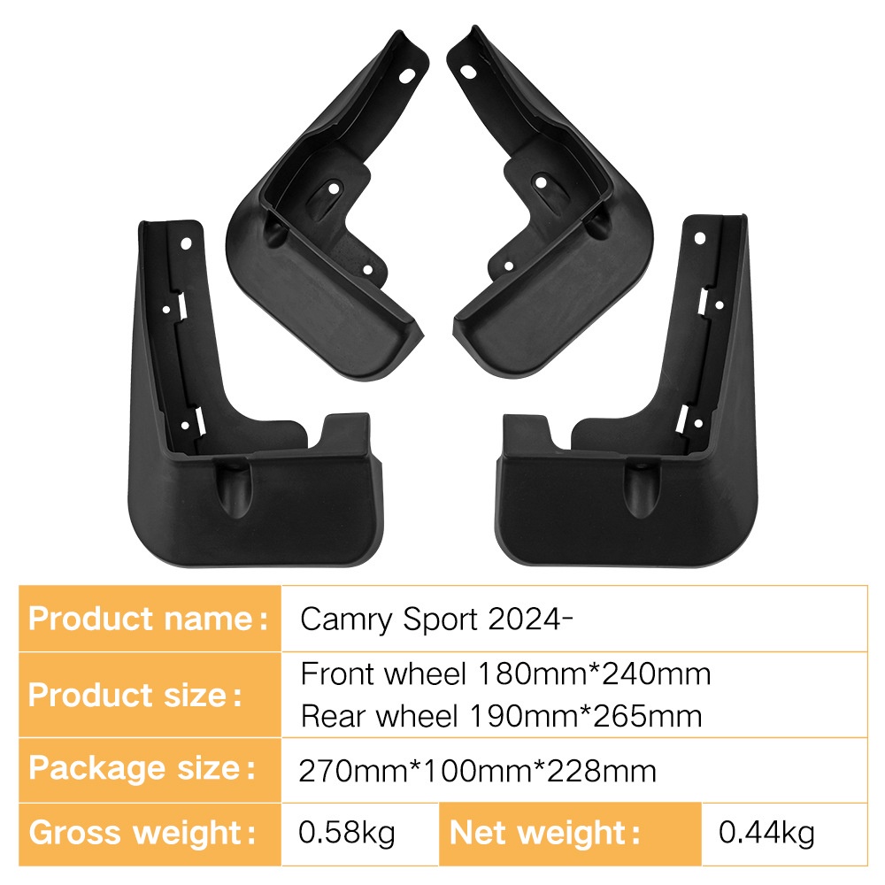 Mudguards for Toyota Camry Sport SEXSE 2024-2025 Sport Edition