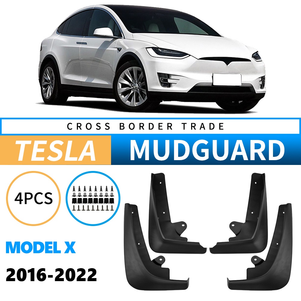 Mudguards for Tesla Model X 2016-2022 Mudguards for Tesla Model X 2016-2022