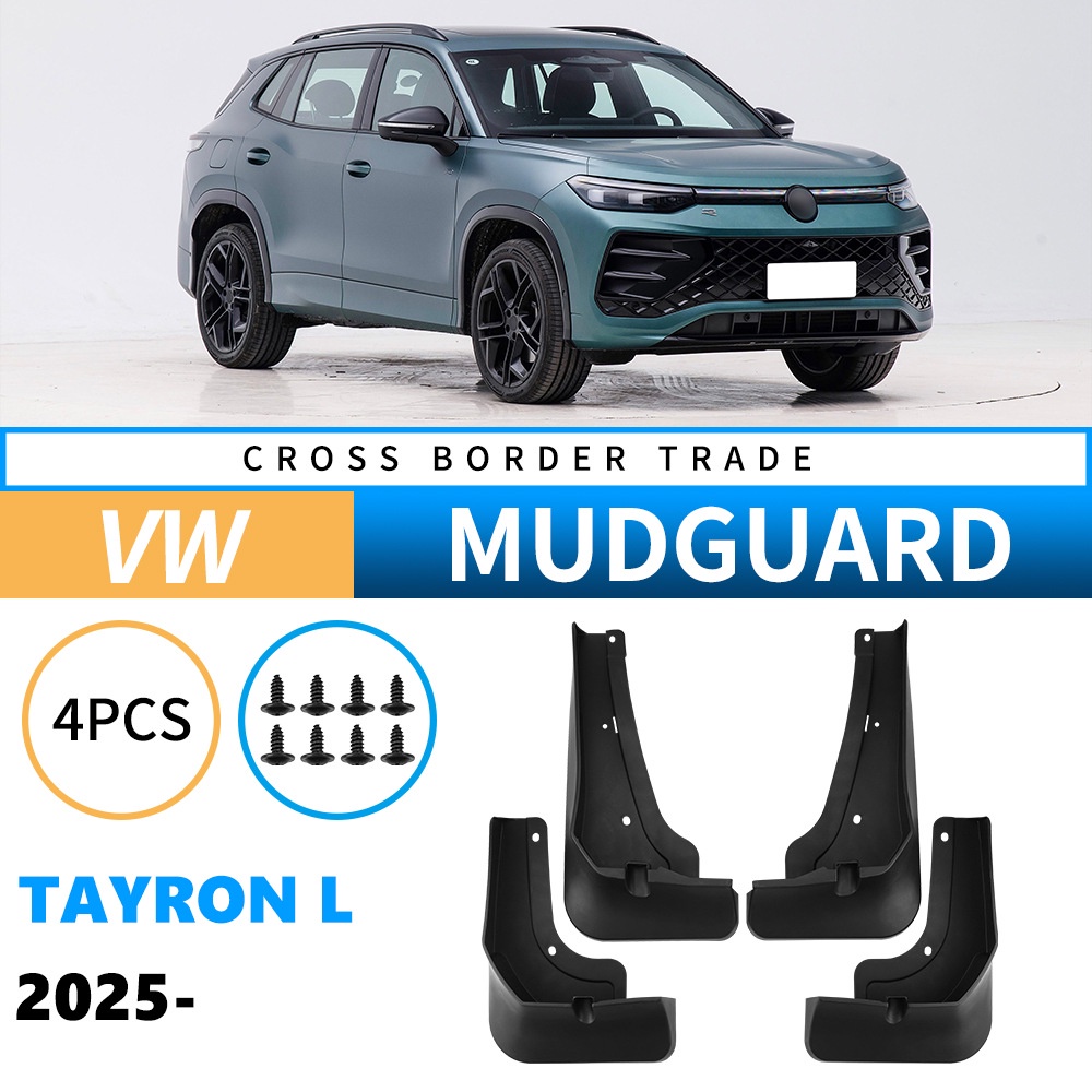 Mudguards for Volkswagen Tayron L 2025 Mudguards for Volkswagen Tayron L 2025