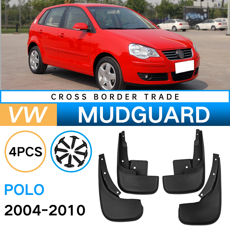Mudguards for Volkswagen Polo 2004-2010 Mudguards for Volkswagen Polo 2004-2010