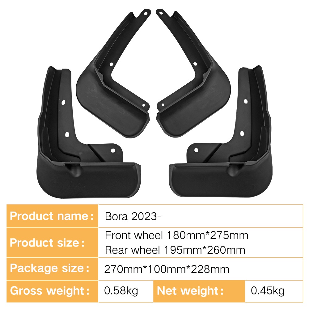 Mudguards for Volkswagen Bora 2023
