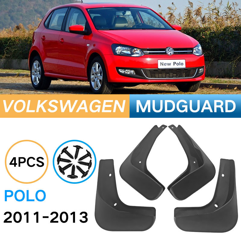 Mudguards for Volkswagen 2011-2013 Polo Mudguards for Volkswagen 2011-2013 Polo