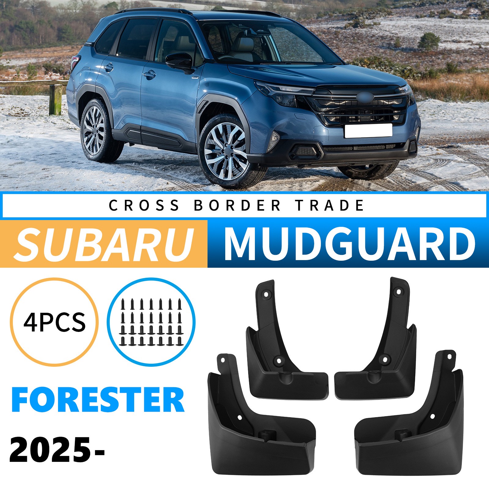 Mudguards for Subaru Forester 2025 Mudguards for Subaru Forester 2025