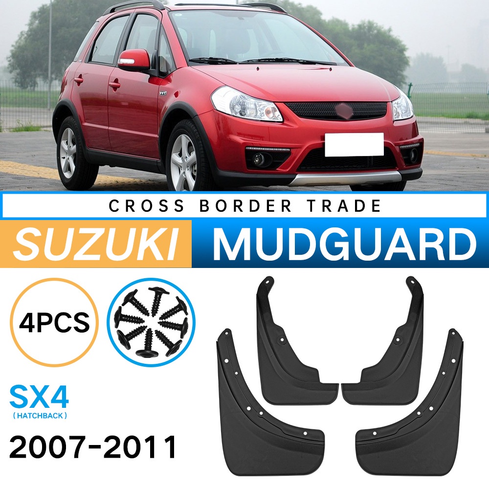 Mudguards for Suzuki SX4 Sedan (2007-2011) Mudguards for Suzuki SX4 Sedan (2007-2011)