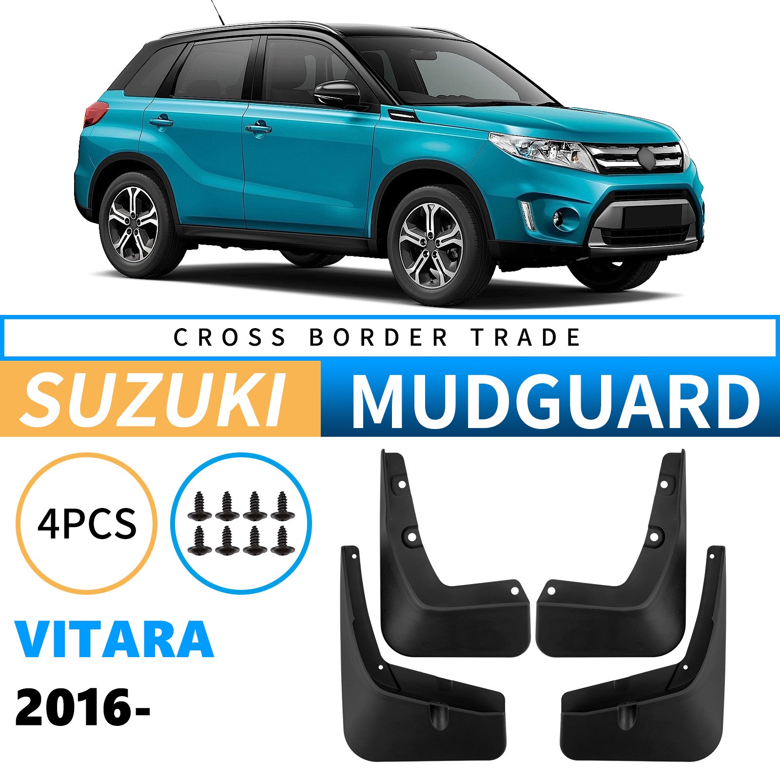 Mudguards for Suzuki Vitara 2016-2025 Mudguards for Suzuki Vitara 2016-2025