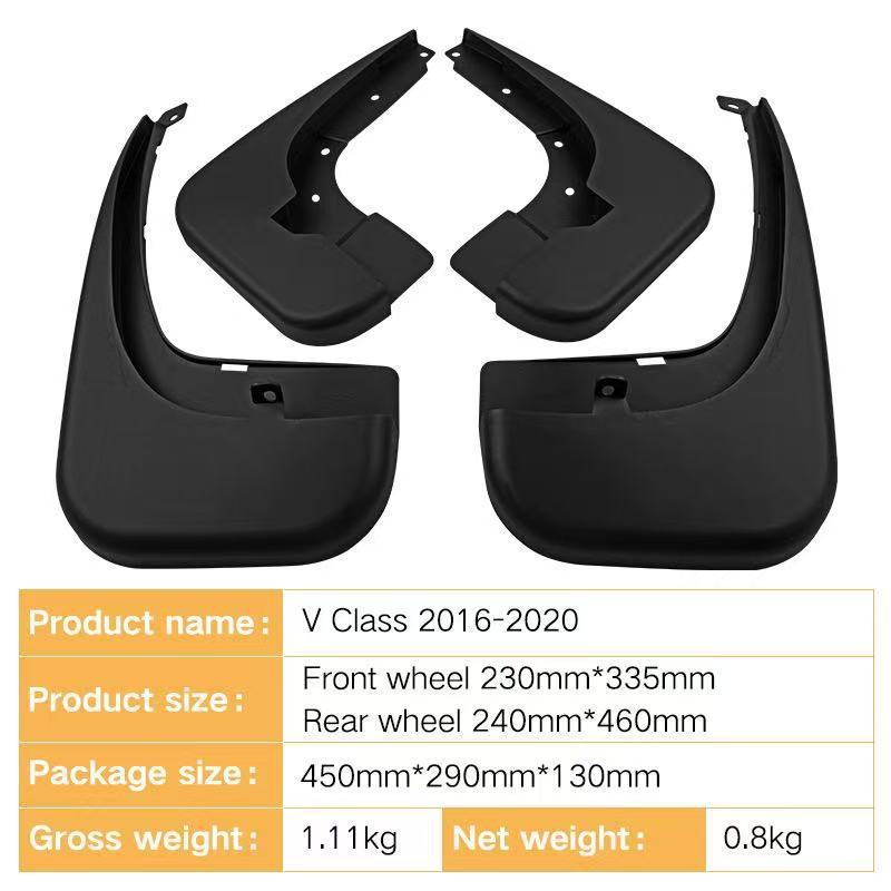 Mudguards for Mercedes-Benz V-Class 2016-2020 3