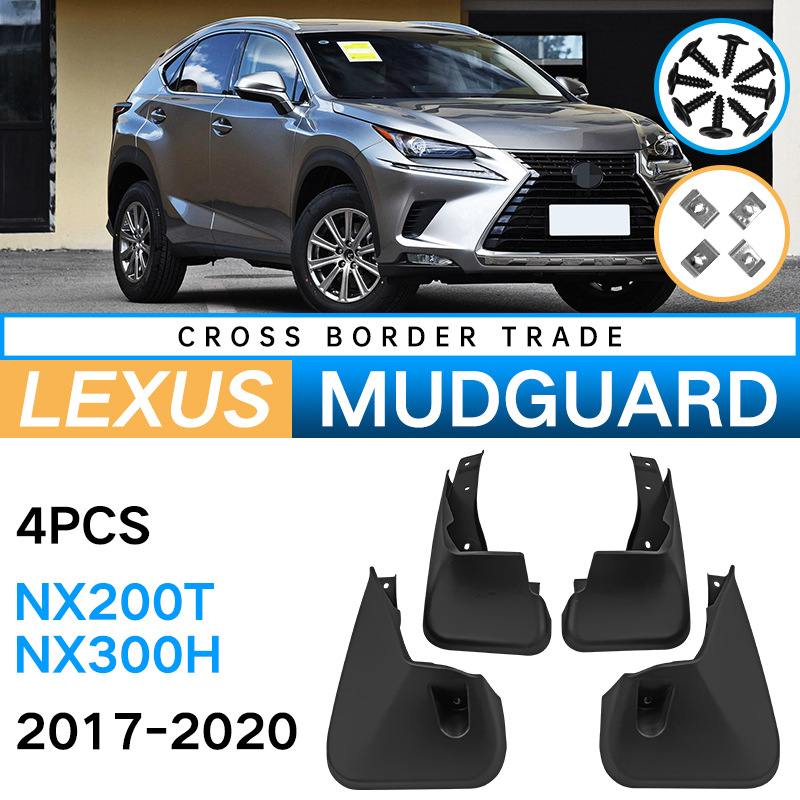 Mudguards for Lexus NX200T 300H 2017-2020 Mudguards for Lexus NX200T 300H 2017-2020