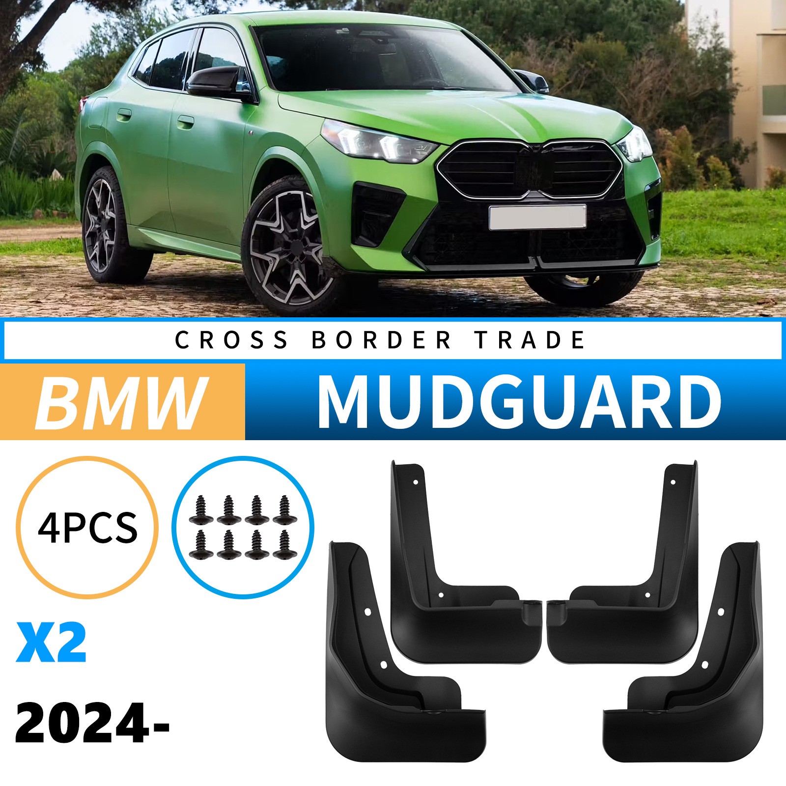 Mudguards for BMW X2 2024-2025 Mudguards for BMW X2 2024-2025