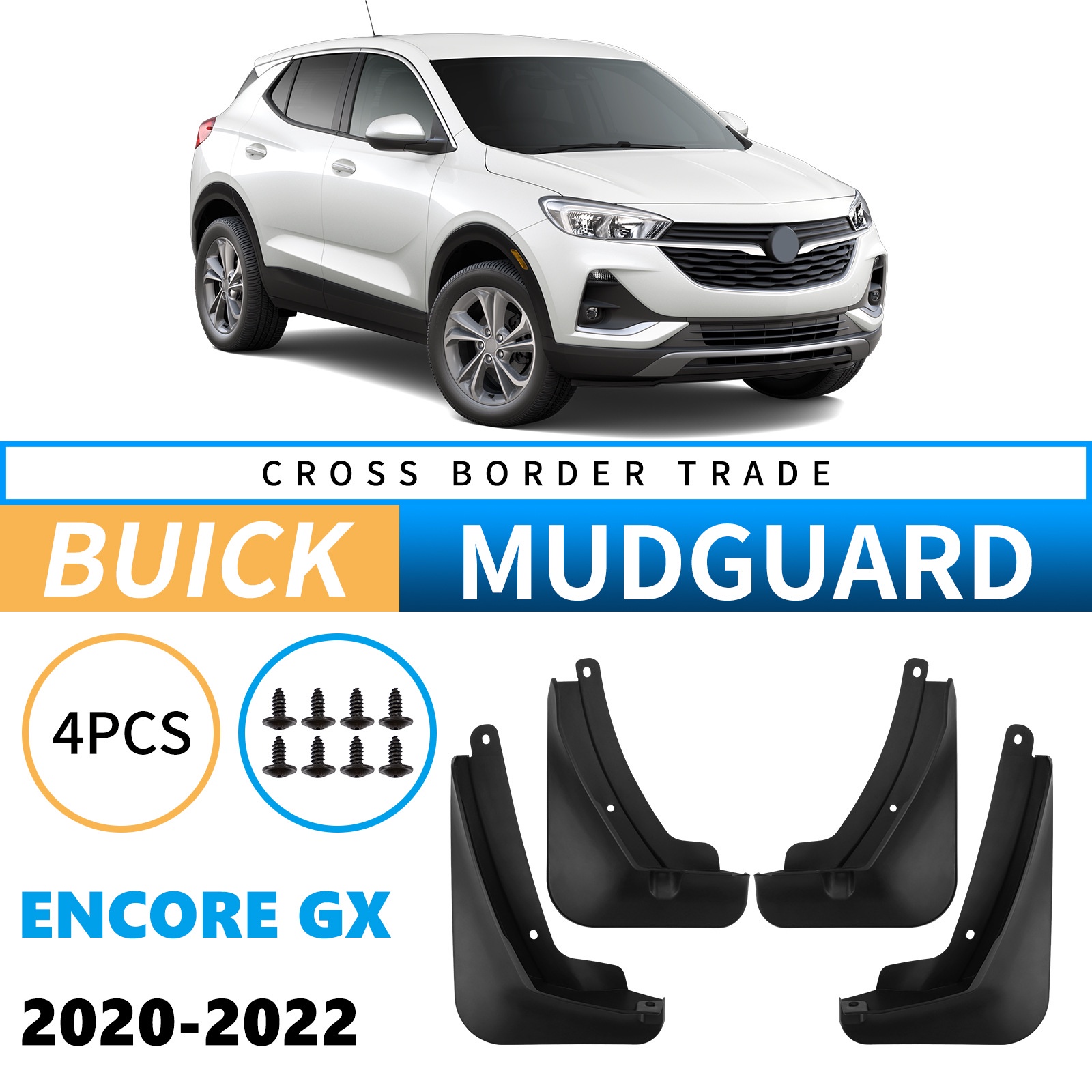 Mudguards for Buick Encore GX 2020-2022 Mudguards for Buick Encore GX 2020-2022