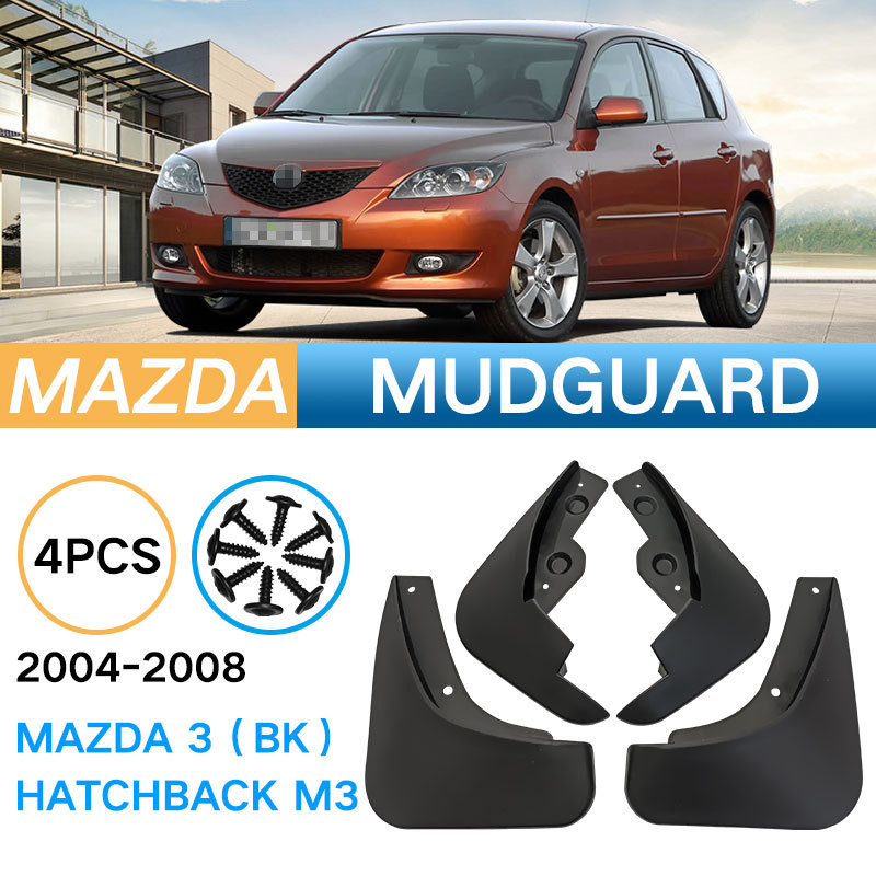 Mudguards for Mazda3 2004-2008 Mudguards for Mazda3 2004-2008