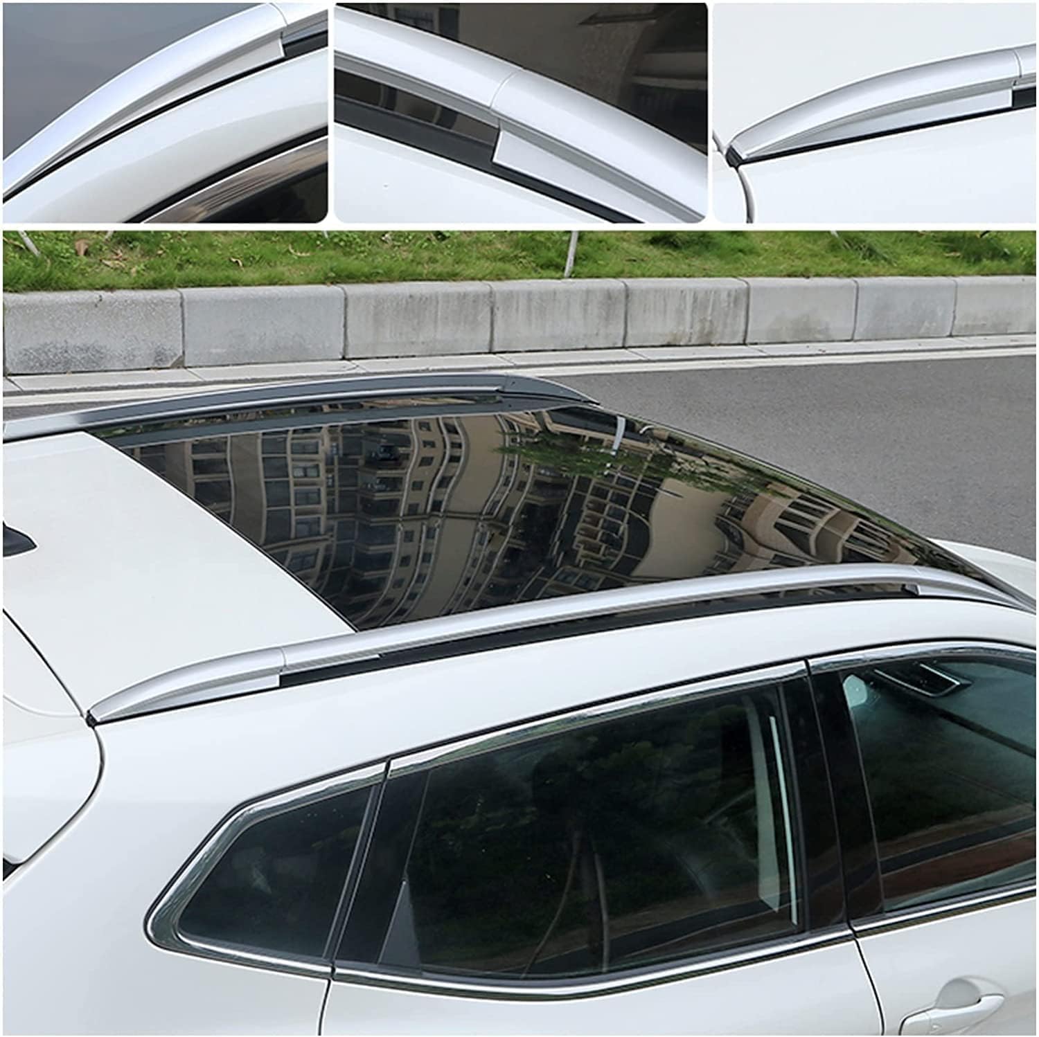 Car roof rack rails for Nissan Qashqai J11 2014-2019
