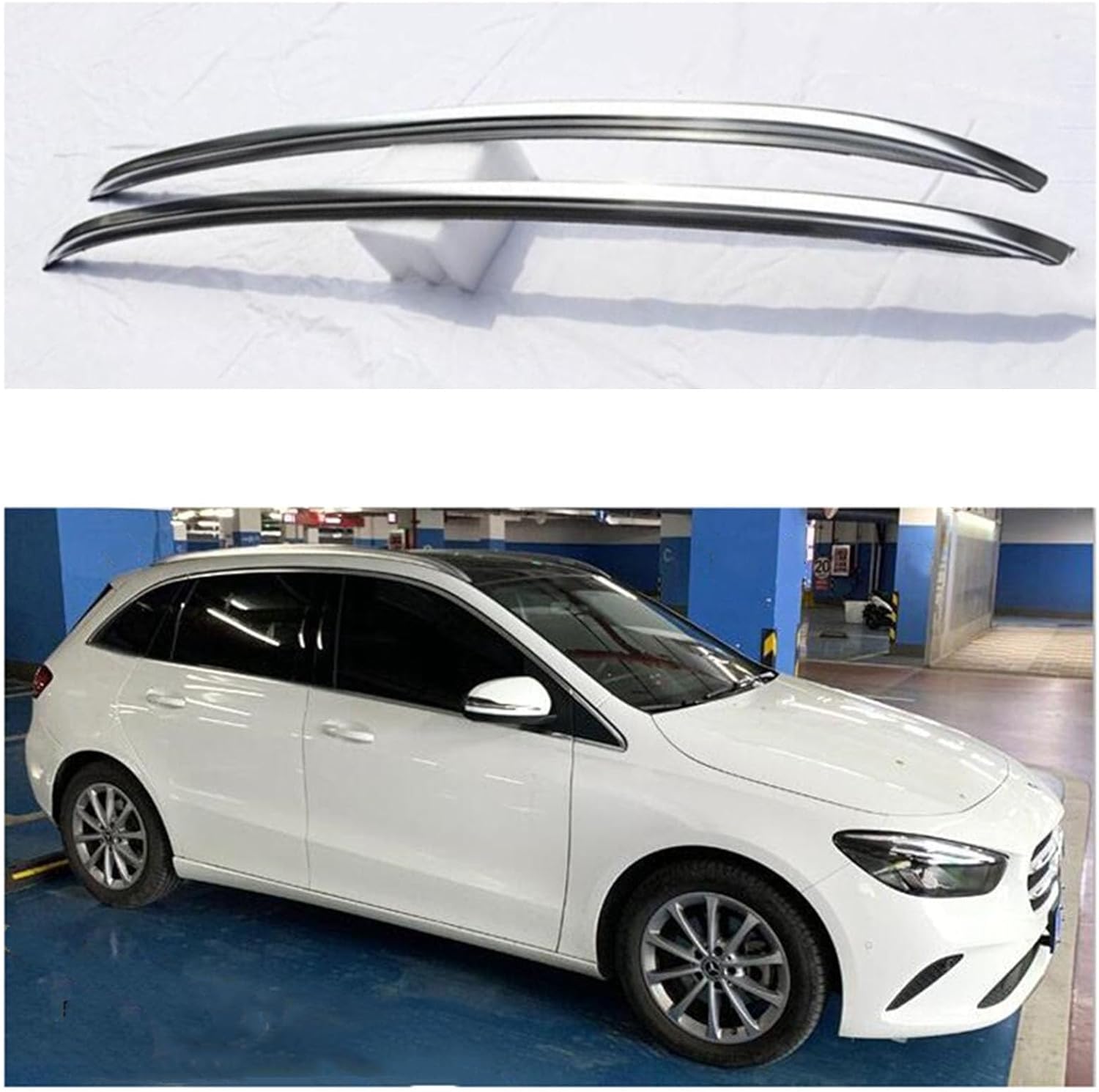 Car roof rack rails for Mercedes Benz W247 B180 B200 2020 2021+