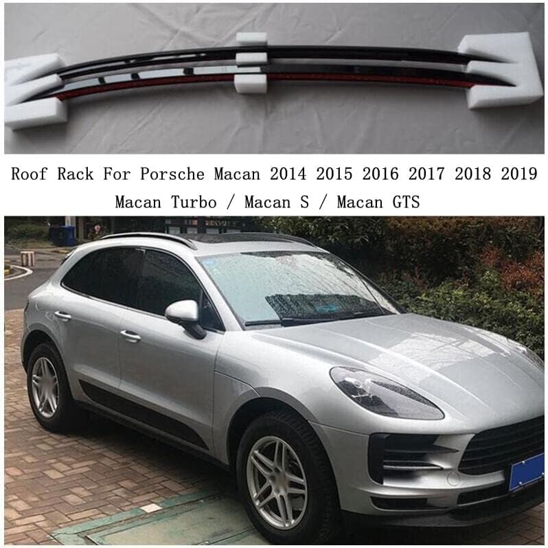 Car roof rack rails for Porsche Macan Turbo S GTS 2014 2015 2016 2017 2018 Car roof rack rails for Porsche Macan Turbo S GTS 2014 2015 2016 2017 2018