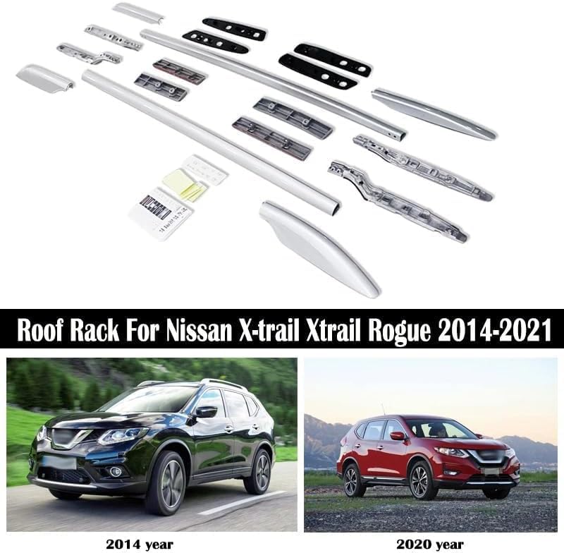 Car roof rack rails for Nissan X-Trail Xtrail Rogue 2014-2020 Car roof rack rails for Nissan X-Trail Xtrail Rogue 2014-2020