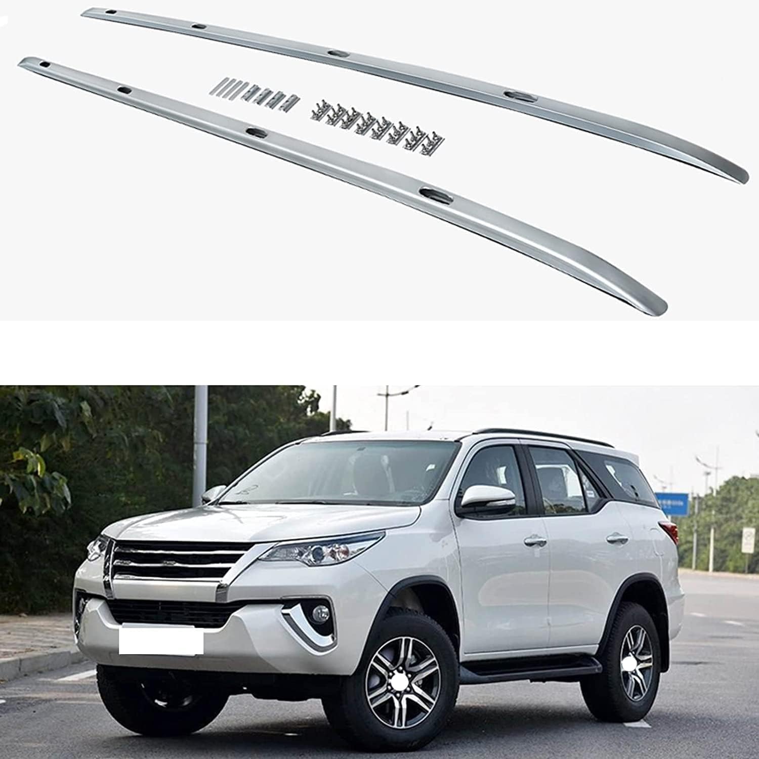 Car roof rack rails for Toyota Fortuner 2016-2021 Car roof rack rails for Toyota Fortuner 2016-2021