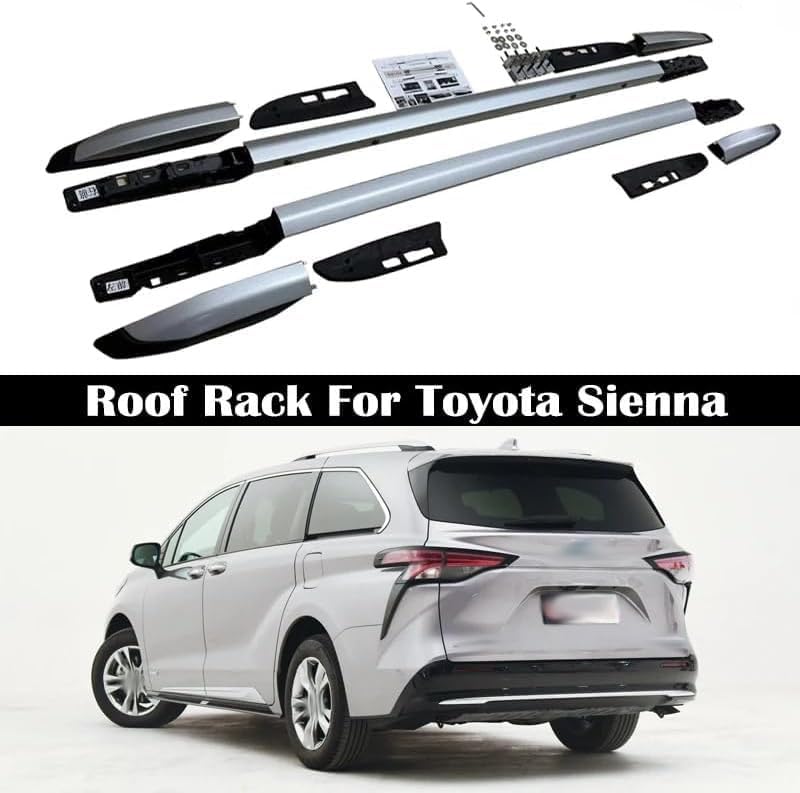 Car roof rack rails for Toyota Sienna 2021 2022 2023