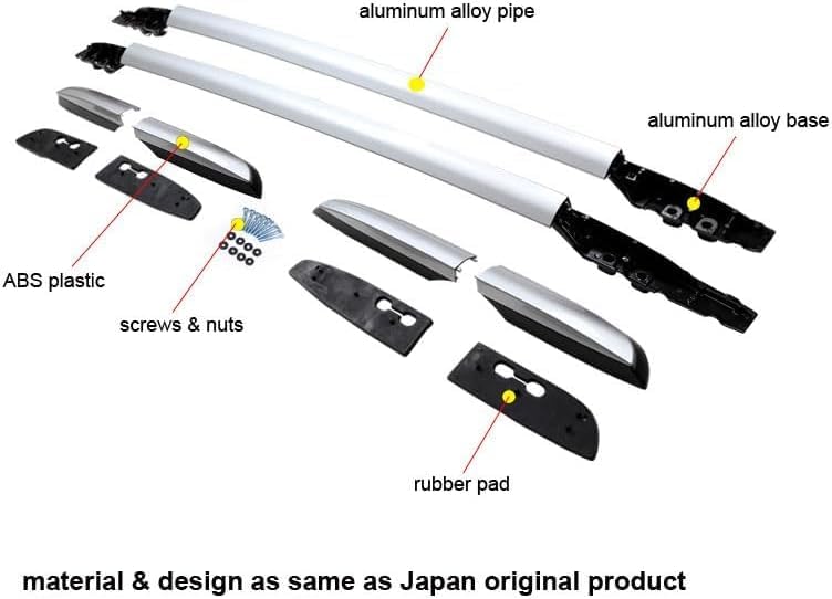 Car roof rack rails for Toyota RAV4 RAV-4 2014-2018