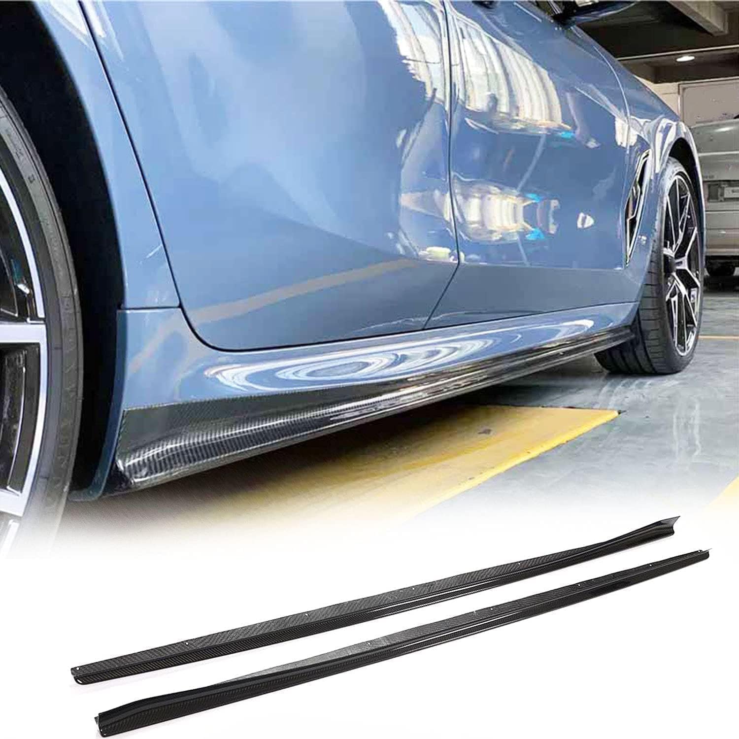 Car Side Skirt for BMW 8 Series G16 M Sport F93 M8 Base Sedan 4door 2019-2020 Car Side Skirt for BMW 8 Series G16 M Sport F93 M8 Base Sedan 4door 2019-2020