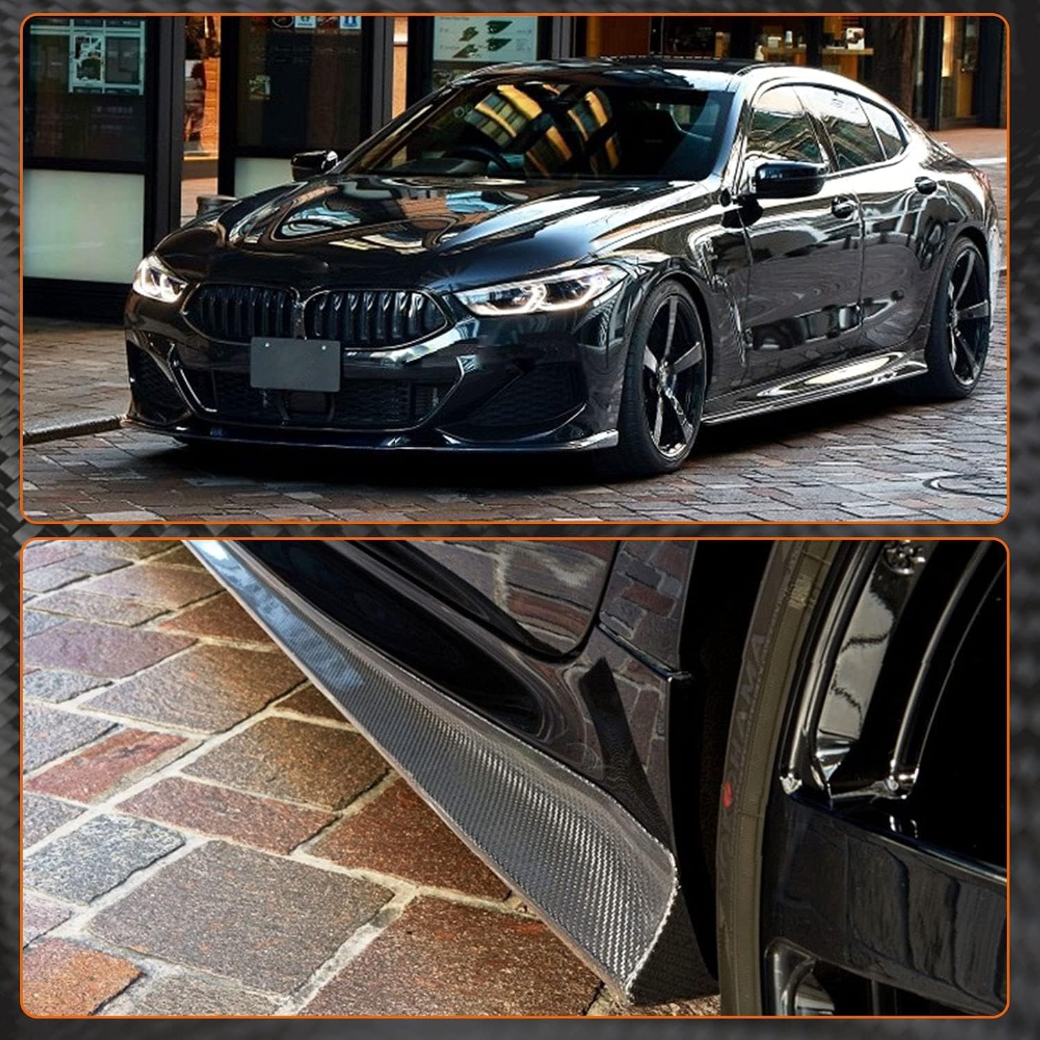 Car Side Skirt for BMW 8 Series G16 M Sport F93 M8 Base Sedan 4door 2019-2020