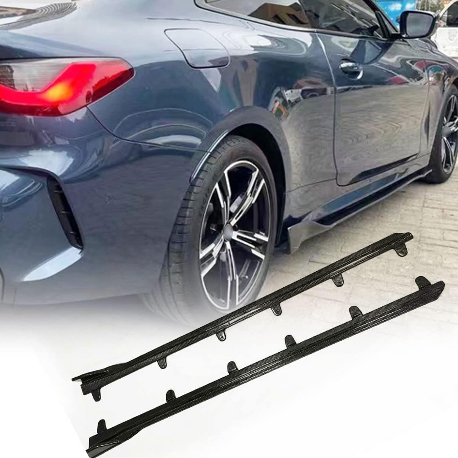Car Side Skirt for BMW 4 Series G22 G23 M Sport 2 Door 2021-2022 Car Side Skirt for BMW 4 Series G22 G23 M Sport 2 Door 2021-2022