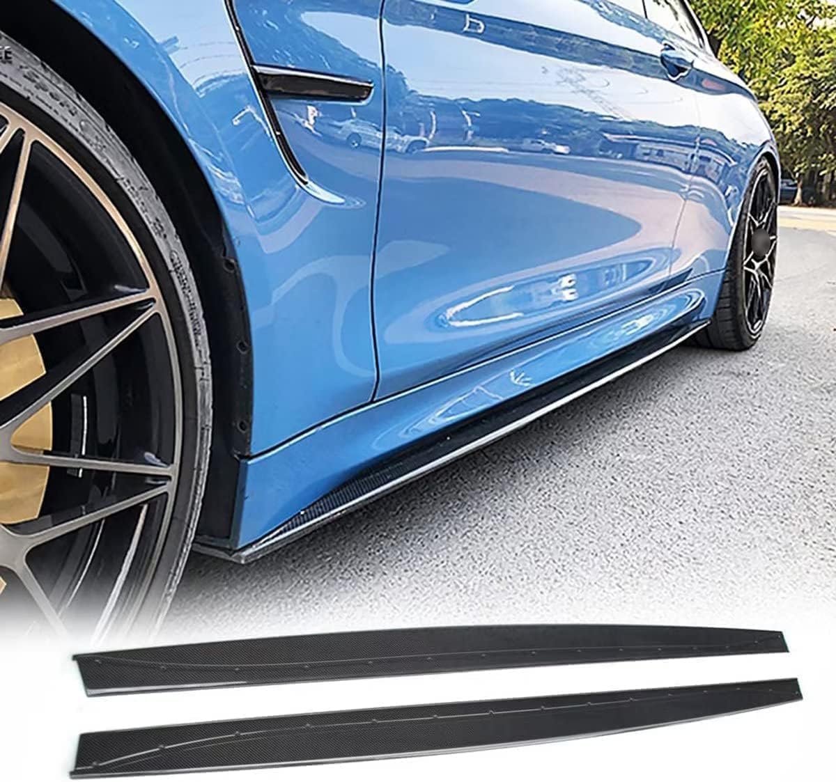 Car Side Skirt for BMW F80 M3 Sedan F82 F83 M4 Coupe Convertible 2014-2017 Car Side Skirt for BMW F80 M3 Sedan F82 F83 M4 Coupe Convertible 2014-2017