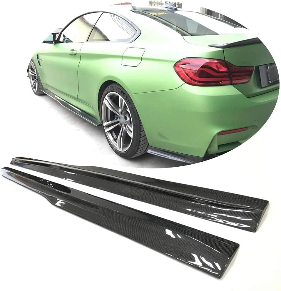 Car Side Skirt for BMW F82 M4 Coupe F83 M4 Convertible 2-Door 2015-2019 Car Side Skirt for BMW F82 M4 Coupe F83 M4 Convertible 2-Door 2015-2019