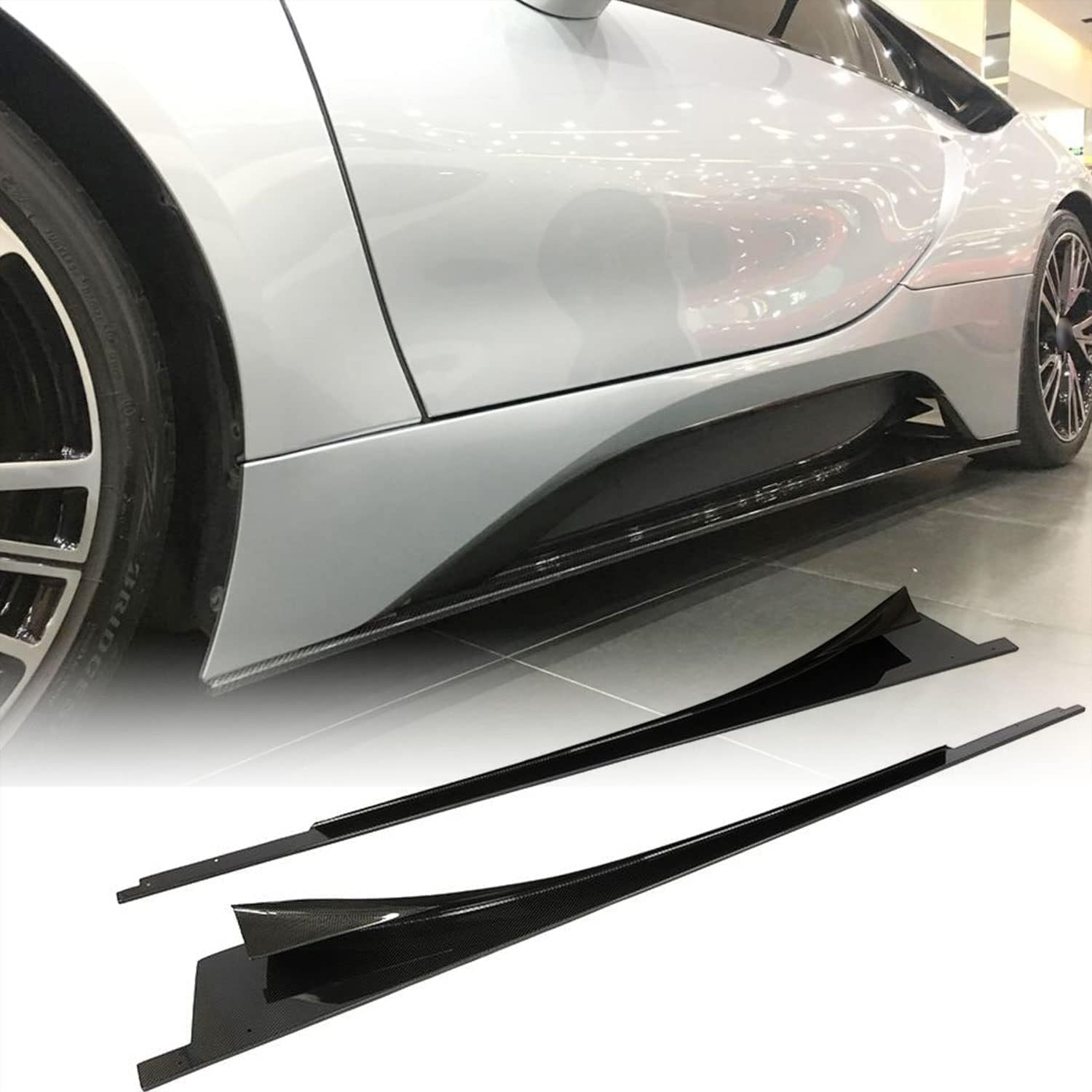 Car Side Skirt for BMW I8 Base Coupe 2-Door 2014-2018 Car Side Skirt for BMW I8 Base Coupe 2-Door 2014-2018