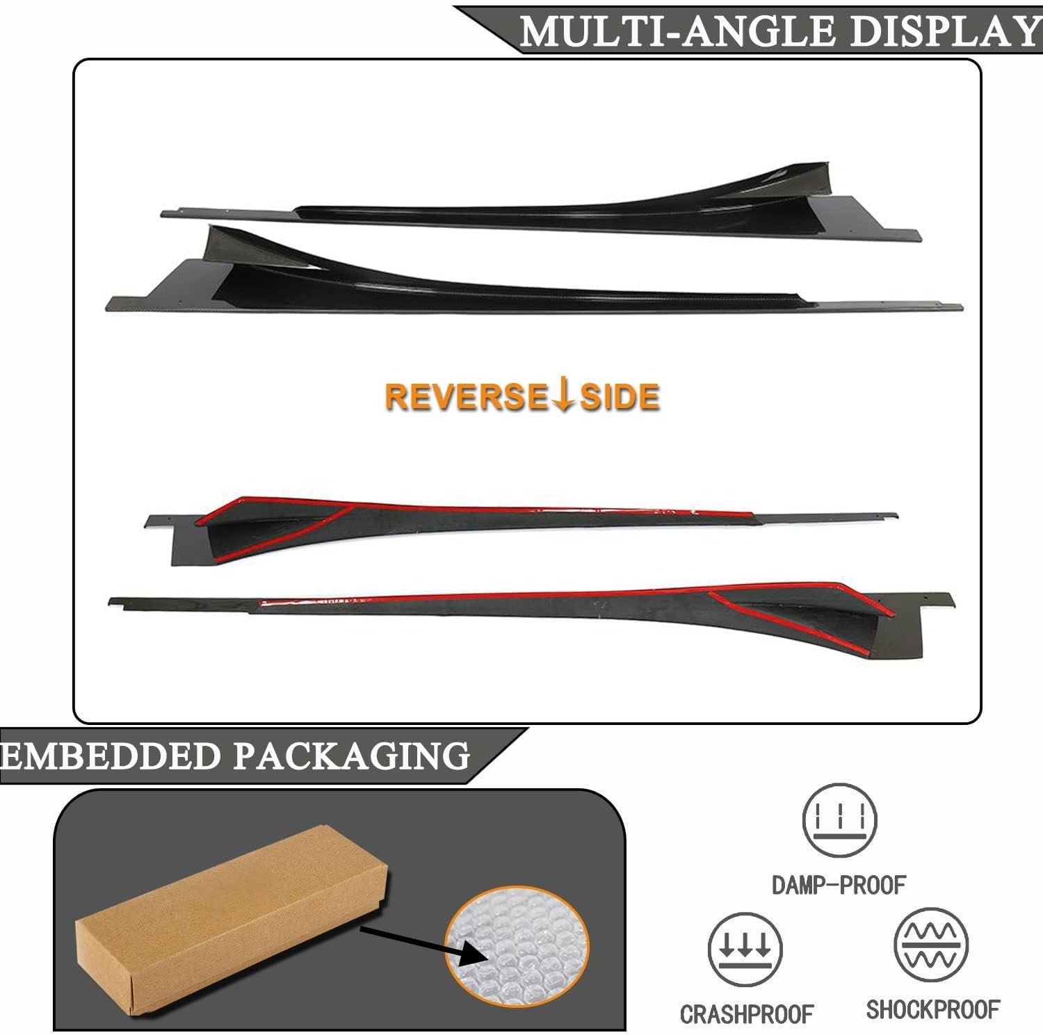 Car Side Skirt for BMW I8 Base Coupe 2-Door 2014-2018