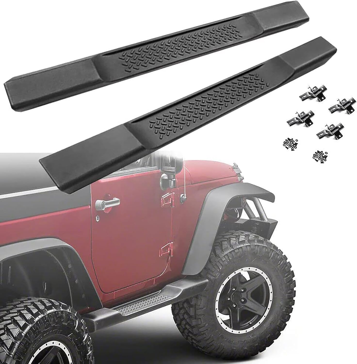 Car Side Skirt for Jeep Wrangler JK JKU 2007-2017 2-Doors Car Side Skirt for Jeep Wrangler JK JKU 2007-2017 2-Doors