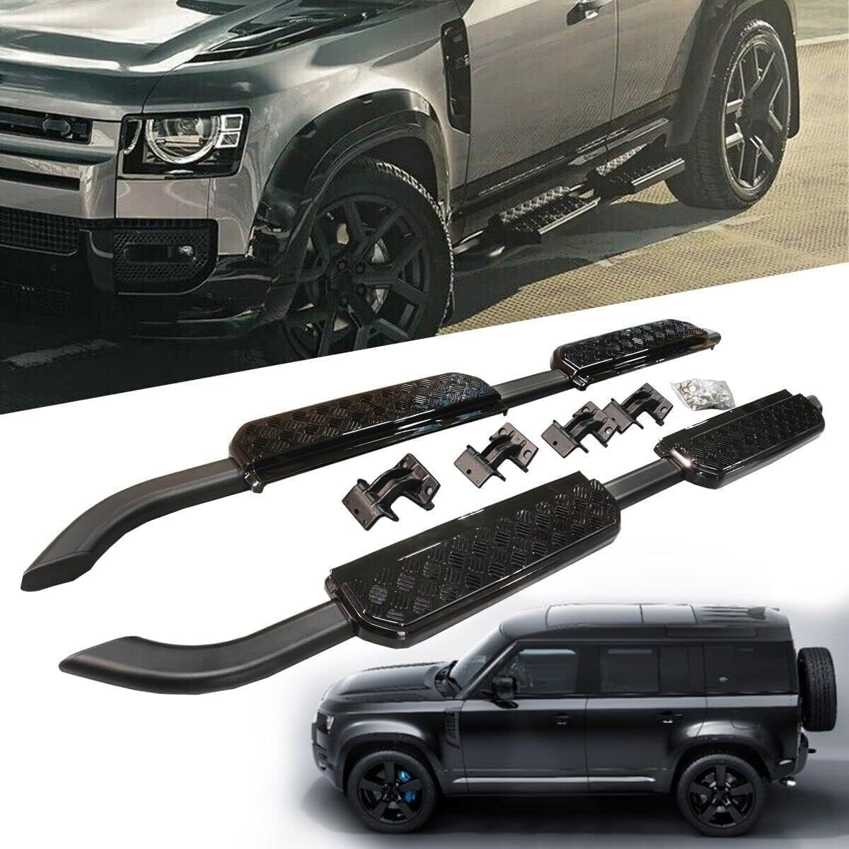 Car Side Skirt for Land Rover LR Defender 110 4D 2020 2021 2022 2023 Car Side Skirt for Land Rover LR Defender 110 4D 2020 2021 2022 2023