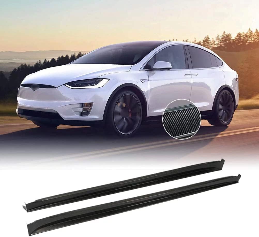 Car Side Skirt for Tesla Model X 75D 90D P90D 100D P100D SUV 2016-2019 Car Side Skirt for Tesla Model X 75D 90D P90D 100D P100D SUV 2016-2019