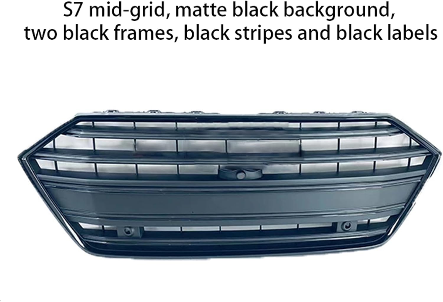 Car Upper Bumper Hood Mesh Grid for Audi A7 C8 S7 2018-2023