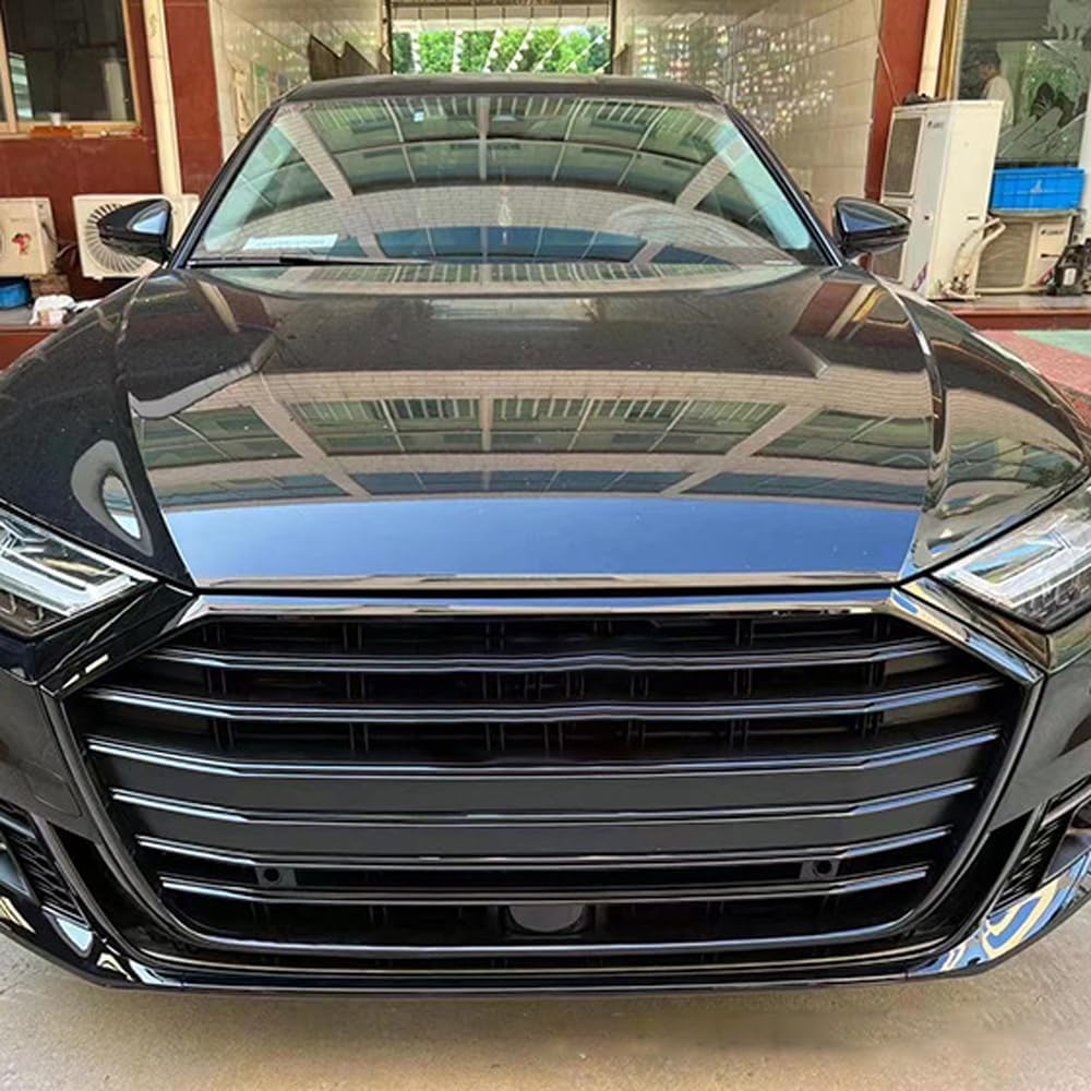 Car Upper Bumper Hood Mesh Grid for Audi A8 S8 D5 2019-2022
