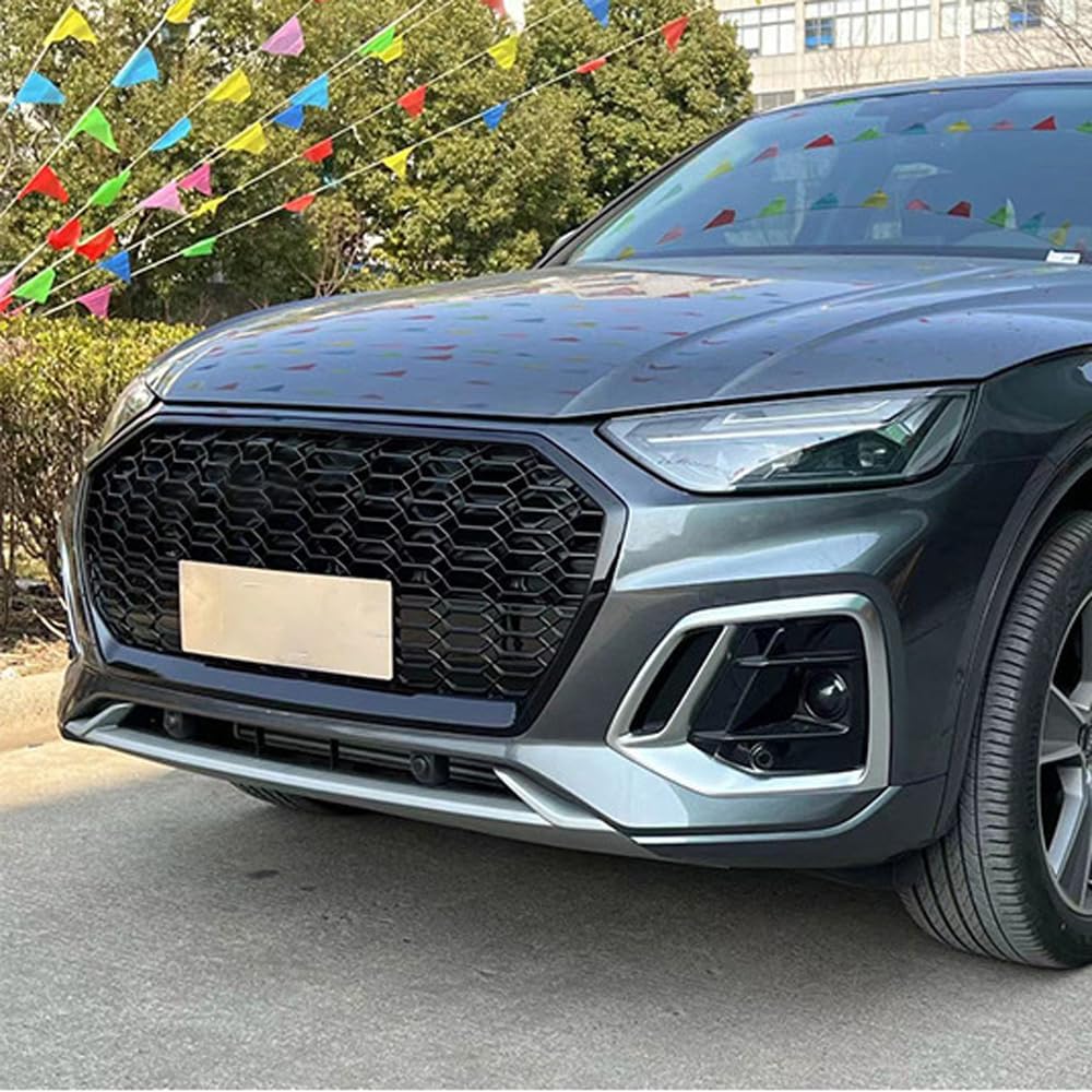 Car Upper Bumper Hood Mesh Grid for Audi Q5L RSQ5 2022 Q5 Car Upper Bumper Hood Mesh Grid for Audi Q5L RSQ5 2022 Q5