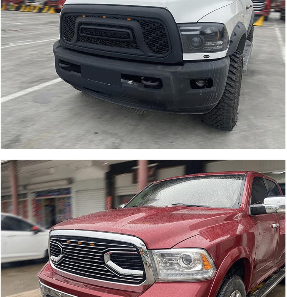 Car Upper Bumper Hood Mesh Grid for Dodge RAM2500-3500 2010-2019