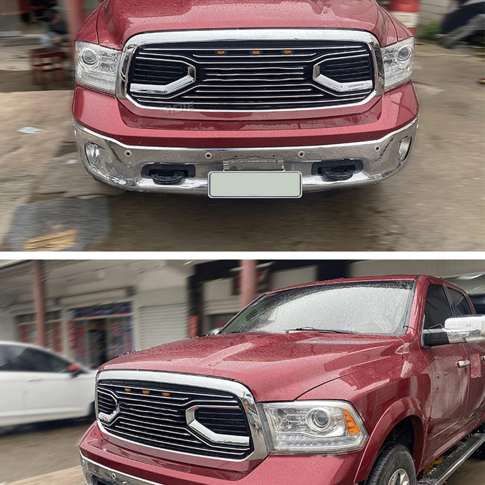 Car Upper Bumper Hood Mesh Grid for Dodge RAM1500 2014-2018 Car Upper Bumper Hood Mesh Grid for Dodge RAM1500 2014-2018