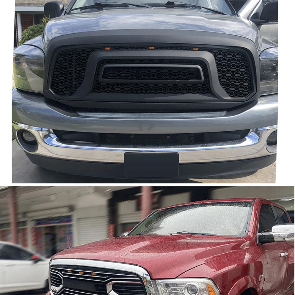 Car Upper Bumper Hood Mesh Grid for Dodge RAM 2002-2008