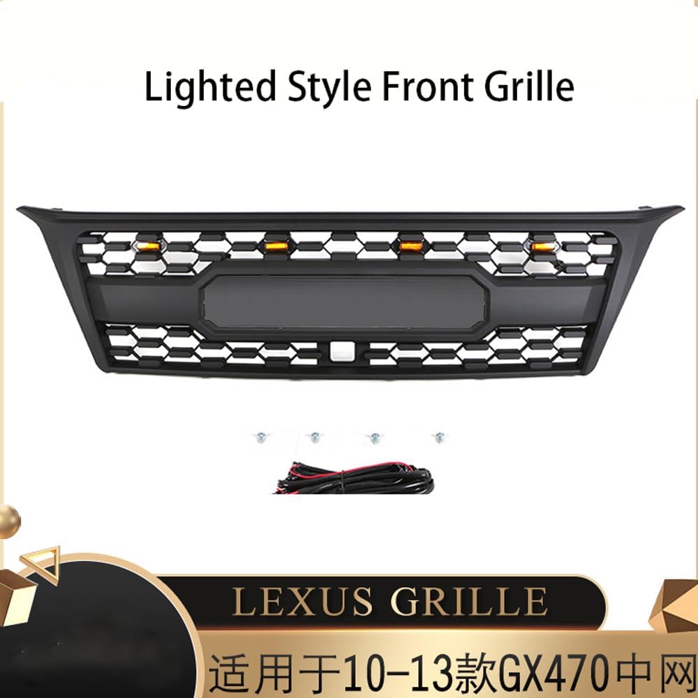 Car Upper Bumper Hood Mesh Grid for Lexus GX470 2010-2013