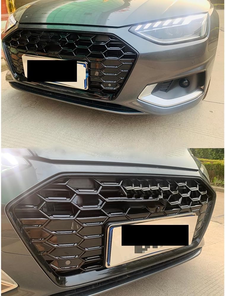 Car Upper Bumper Hood Mesh Grid for Audi A4 S4 2020 2021 Car Upper Bumper Hood Mesh Grid for Audi A4 S4 2020 2021