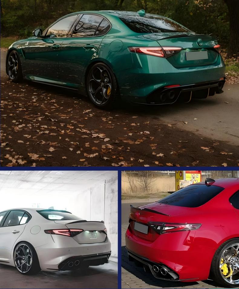 Car Rear Spoiler for Alfa Romeo Giulia 2015+