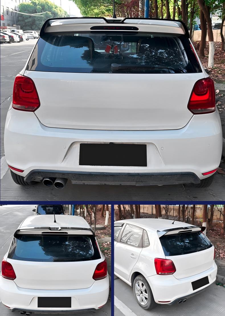 Car Rear Spoiler for Volkswagen Polo MK5 6R 6C 2009-2017