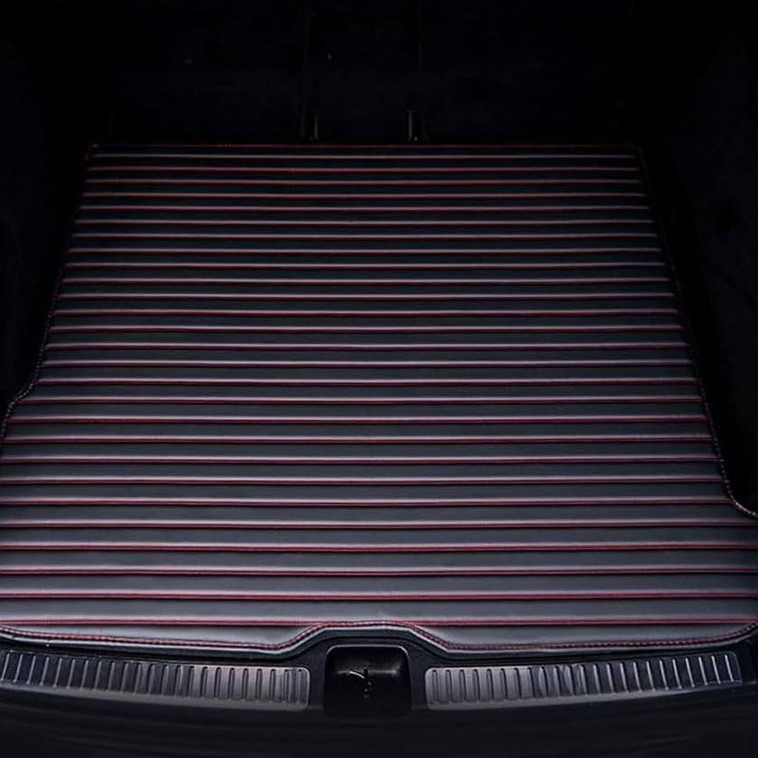 Custom horizontal stripe flat surface trunk mat for all Maserati models