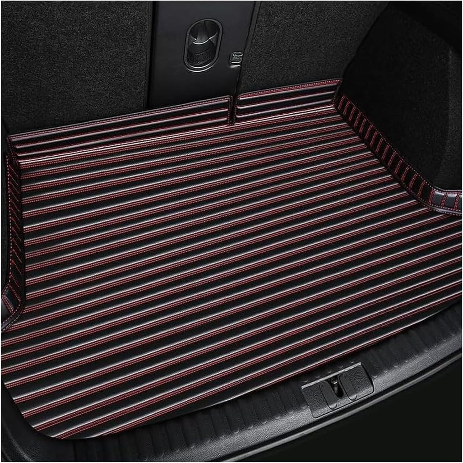 Custom horizontal stripe raised lip cargo liner for all Volvo models