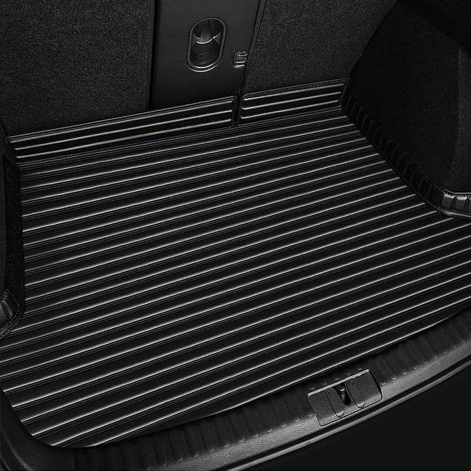 Custom horizontal stripe raised lip cargo liner for all Alfa Romeo models Custom horizontal stripe raised lip cargo liner for all Alfa Romeo models